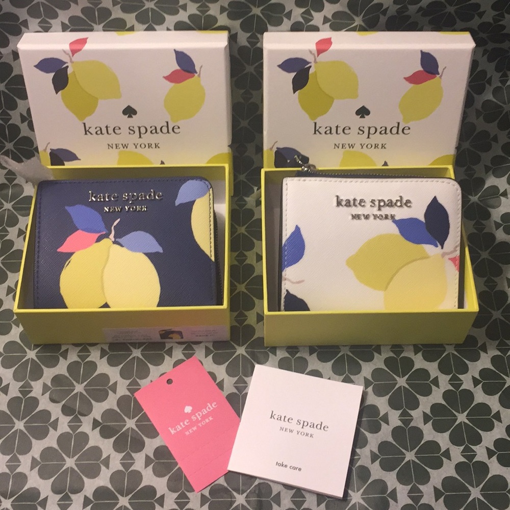♠️Kate Spade Cameron Lemon Zest Small Wallet